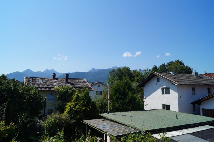 VERKAUFT Dez. 2018 - Ruhige sonnige OG-Wohnung in zentraler Lage von Bernau - Ausblick