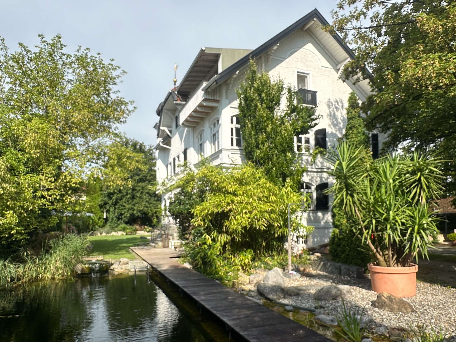 Ansicht vom Pool