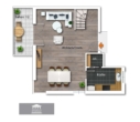 OBERGESCHOSS VISUALISIERT - Wohnen über zwei Ebenen – Exklusives Maisonette-Wohnung