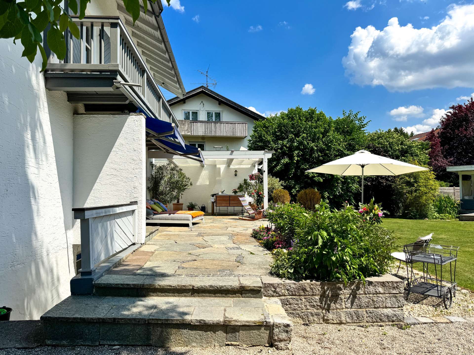 Terrasse Ansicht von Westen