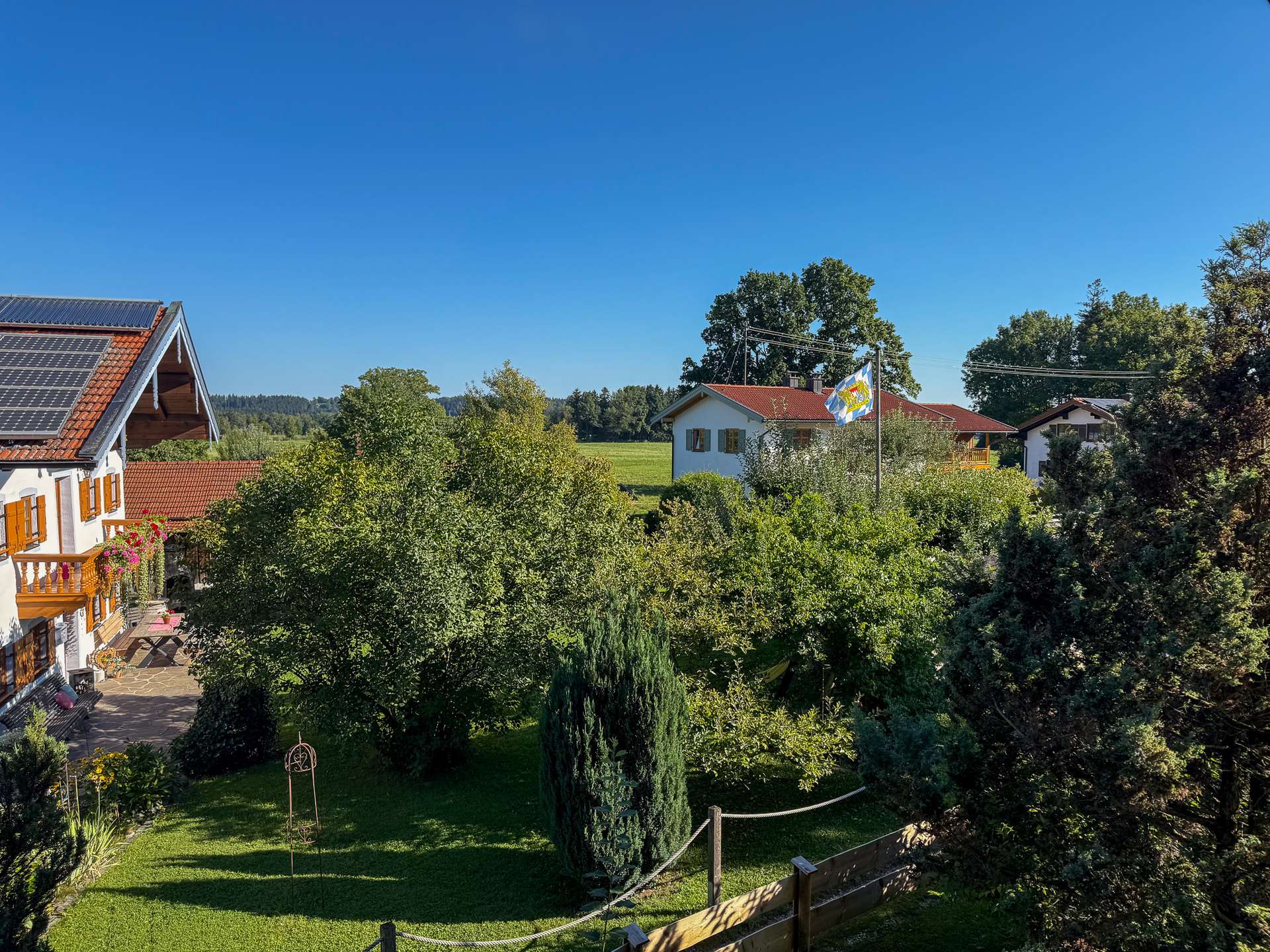 Blick zum Golfplatz