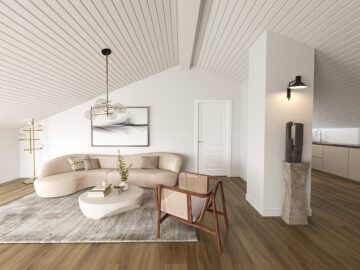 Nur wenige Gehminuten vom Zentrum Prien am Chiemsee entfernt – Dachgeschosswohnung mit Balkon, 83209 Prien am Chiemsee, Dachgeschosswohnung