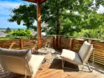 Süd-West-Terrasse EG mit See- und Bergblick - Exklusives Einfamilienhaus am Chiemsee – mit Pool, Seeblick und Alpenpanorama