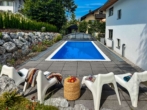 Pool - Exklusives Einfamilienhaus am Chiemsee – mit Pool, Seeblick und Alpenpanorama