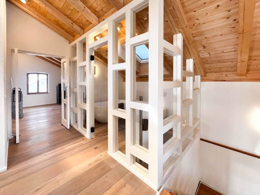 EXKLUSIVES WOHNEN MIT PANORAMABLICK - Luxus Studio-Loft-Wohneinheit mit atemberaubender Dachterrasse - BADEZIMMER DG