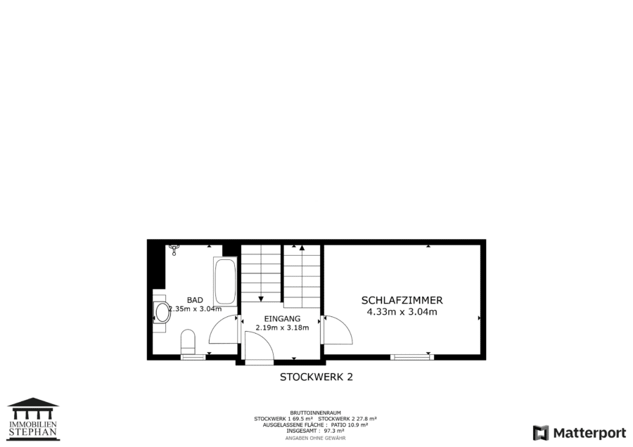 Gemütliche Terrassenwohnung mit Garten in Seenähe - OG