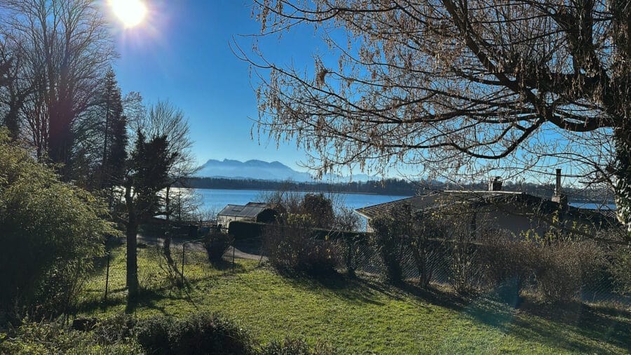 Gemütliche Terrassenwohnung mit Garten in Seenähe - Ausblick