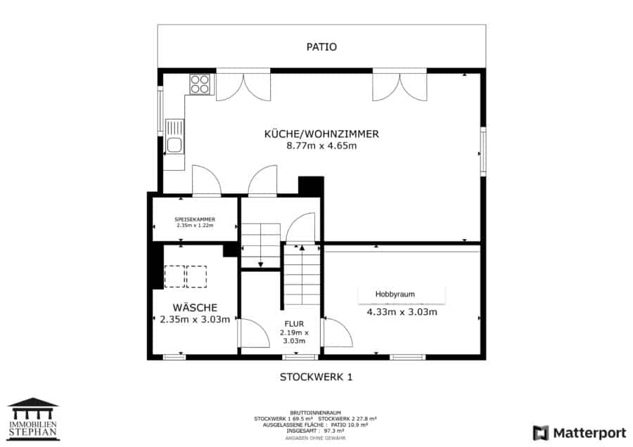 Gemütliche Terrassenwohnung mit Garten in Seenähe - EG/UG