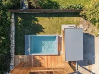 Garten mit Terrasse - (KI generiert)