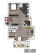 VERKAUFT Oktober 2021-Obergeschoss-Wohnung in zentraler Lage mit traumhaftem Seeblick - Grundriss