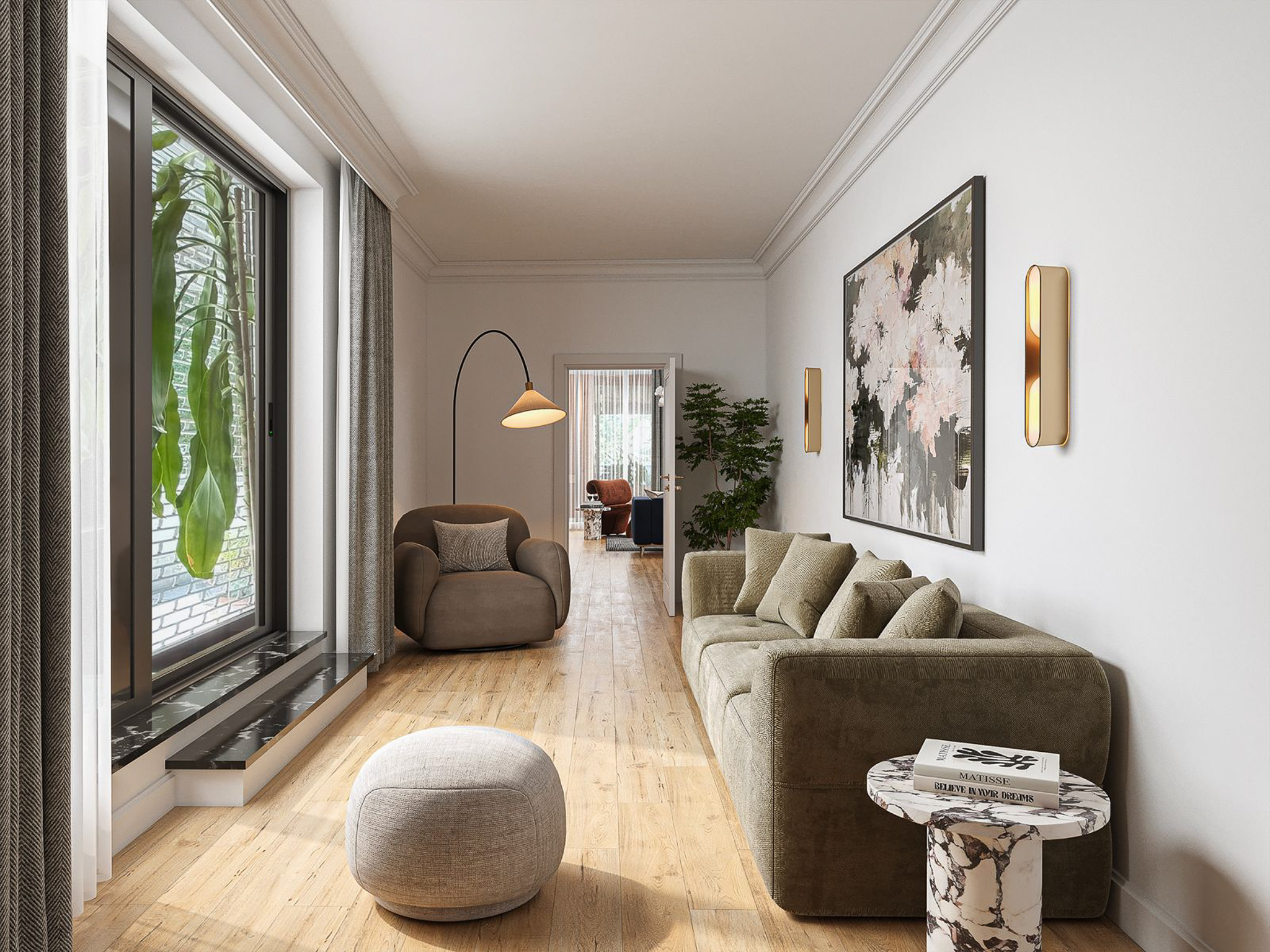 Büro visualisiert