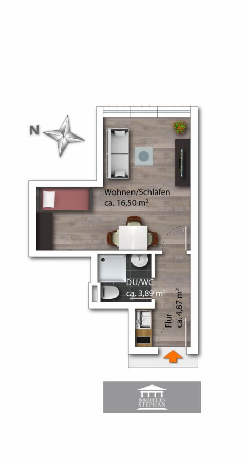 Neu renoviertes Apartment - perfekt zur Kapitalanlage oder Feriennutzung - Grundriss