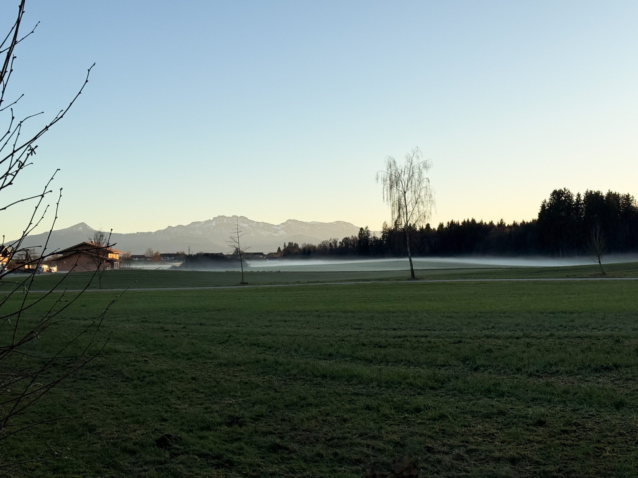 Blick zur Kampenwand