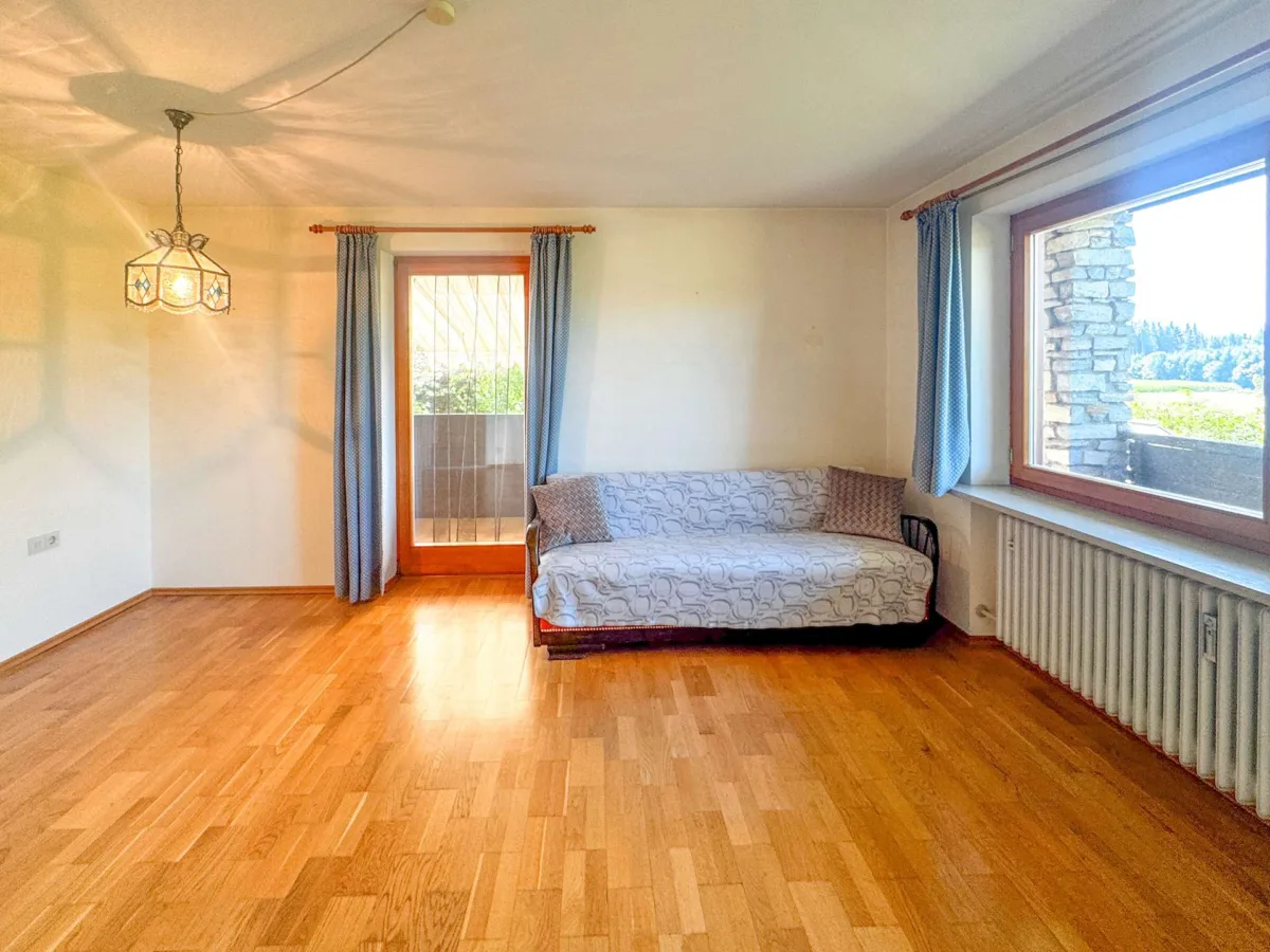 Schlafzimmer mit Bergblick obere Einheit