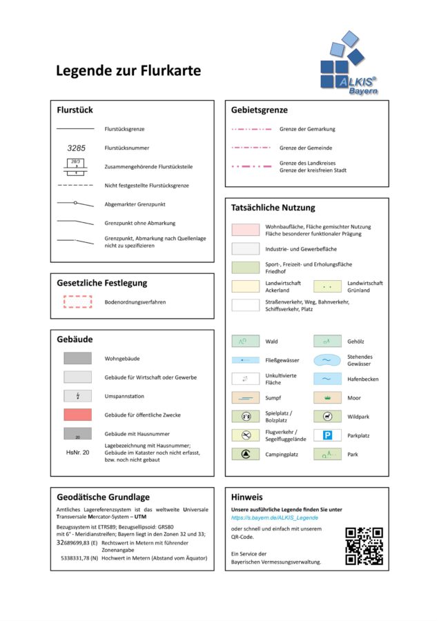 Attraktive Kapitalanlage: 1,5-Zimmer-Wohnung mit Garage in Top-Lage - Lageplan Legende