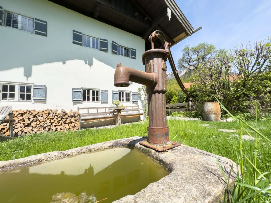 Brunnen im Garten