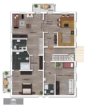 GRUNDRISS OBERGESCHOSS - Leben am Chiemsee – Stilvolle Maisonettewohnung mit Panoramablick & Einliegerwohnung