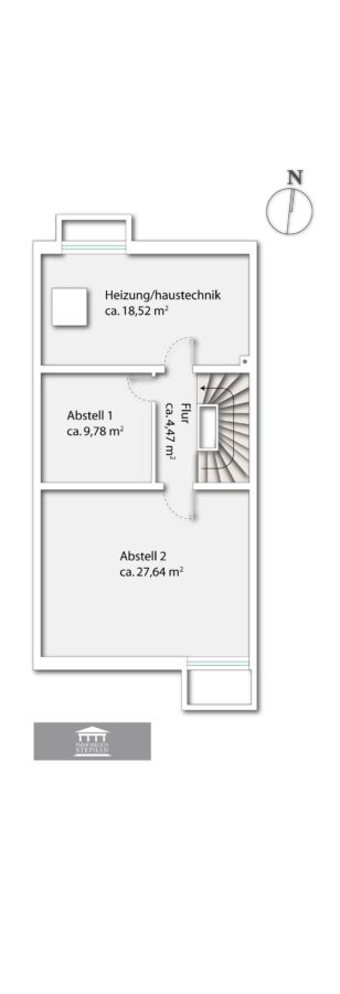 Neubau! Modernes Reihenmittelhaus mit 40 m2 Ausbaureserve im DG und Blick auf die Berge - Grundriss KG