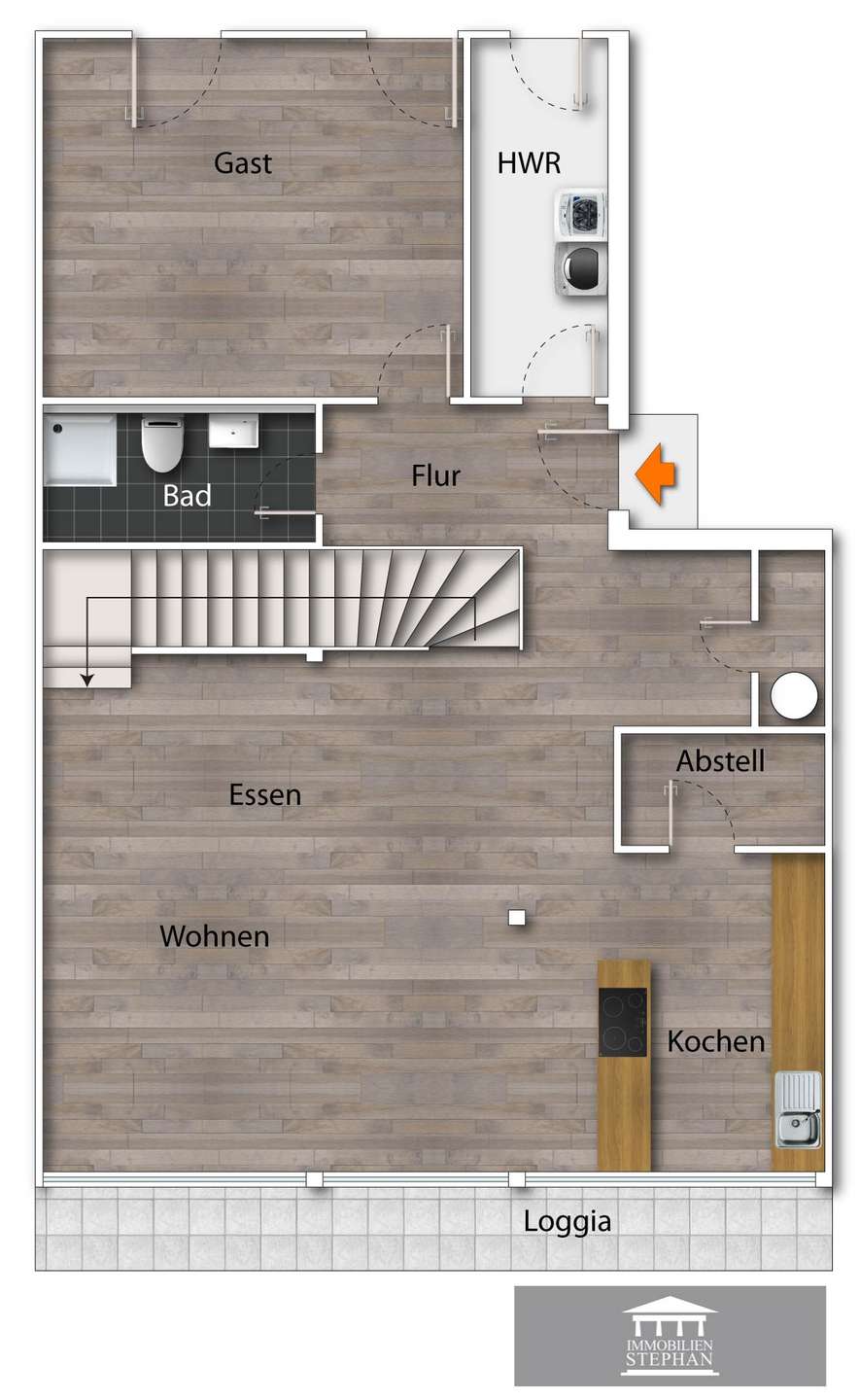 GRUNDRISS 1 OG