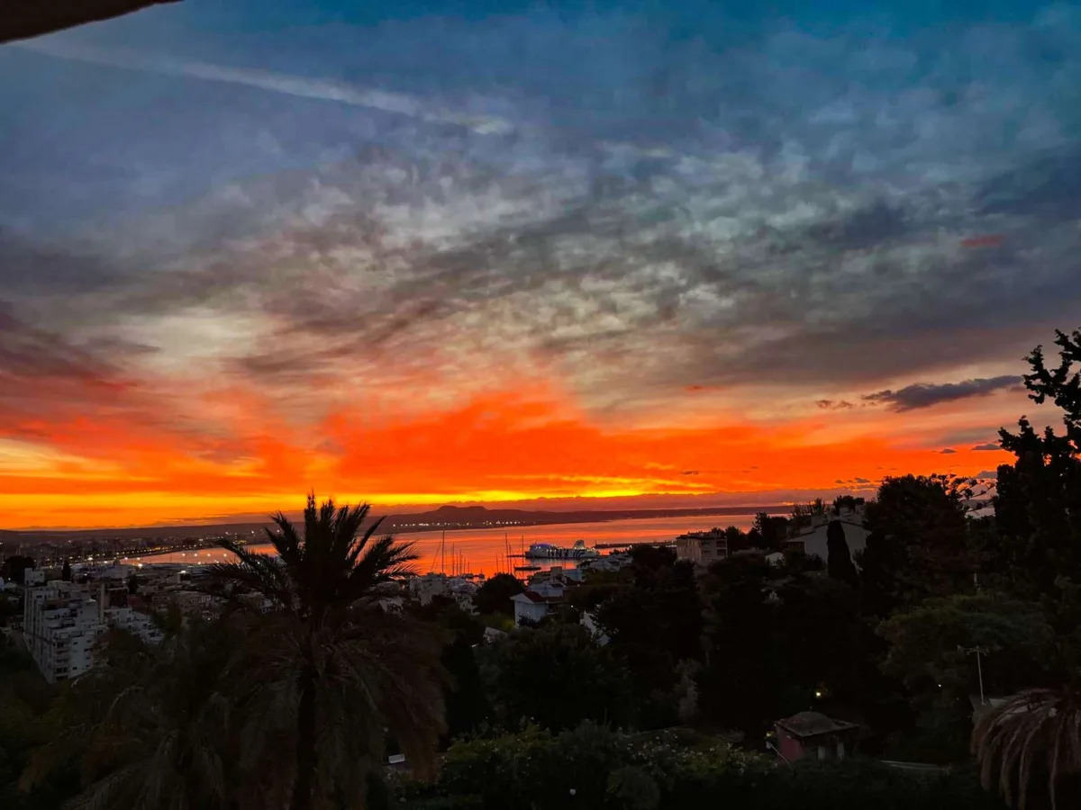 Wunderbarer Sonnenuntergang
