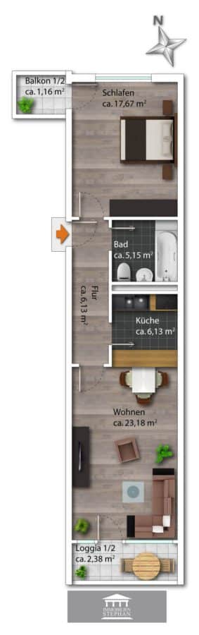 RESERVIERT! ETW - vielseitig & hochwertig - in Seenähe in Prien a.Ch. - Grundriss