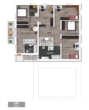 Obergeschoss Visualisiert - Modernes Einfamilienhaus mit Wintergarten, Einliegerwohnung und sonnigem Garten